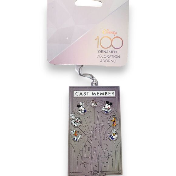 Disney 100 Years of Wonder Cast Member Ornament 2023 Mickey Friends NWT NEW - Picture 1 of 11